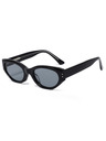 VEYREY VeyRey cat-eye slnečné okuliare Nontu čierna obruba čierne sklá