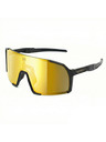 VEYREY VeyRey športové slnečné okuliare Burub čierna obruba zlaté sklá