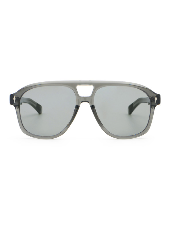 VEYREY VeyRey pilotky polarizačné slnečné okuliare Interlity transparentný rám čierne sklá