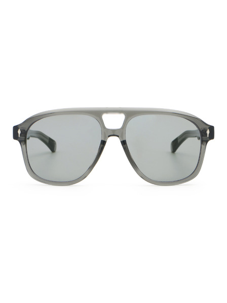 VEYREY VeyRey pilotky polarizačné slnečné okuliare Interlity transparentný rám čierne sklá