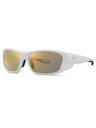 VEYREY VeyRey športové polarizačné slnečné okuliare Borned biely rám zlaté sklá