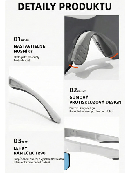 VEYREY VeyRey športové slnečné okuliare Ocli žltý rám červené sklá