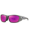 VEYREY VeyRey športové polarizačné slnečné okuliare Borned transparentný rám ružové sklá