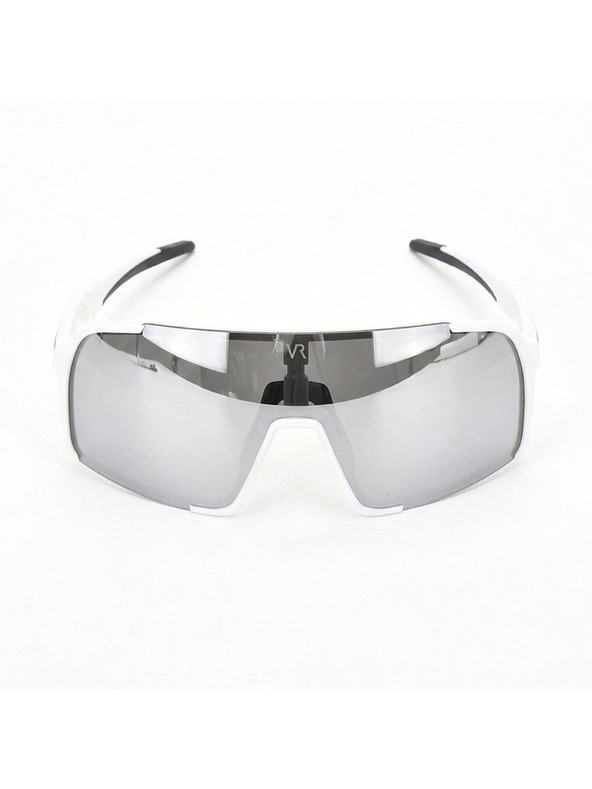 VEYREY VeyRey športové slnečné okuliare Burub biela obíjačka strieborné sklá