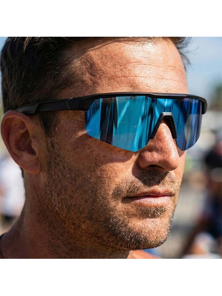 VEYREY VeyRey športové polarizačné slnečné okuliare Monoal čierna obíjačka modréeklá