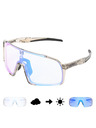 VEYREY VeyRey detské športové fotochromatické slnečné okuliare Ogharod transparentná obíjačka modréeklá