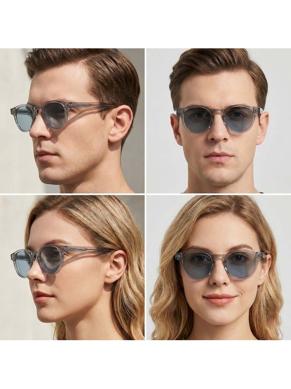 VEYREY VeyRey nerd polarizačné slnečné okuliare Aiyou transparentná obíjačka čiernéeklá