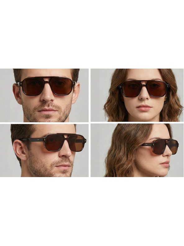 VEYREY VeyRey pilotky slnečné okuliare Enkick hnedá obíjačka hnedeéeklá