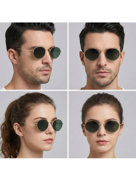 VEYREY VeyRey leňošky acetátové polarizačné slnečné okuliare Wabame zlatá obíjačka zelenéeklá