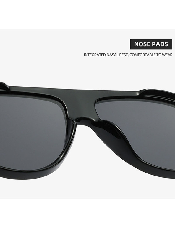 VEYREY VeyRey pilotky slnečné okuliare Monoeet transparentná obruba modrá skla