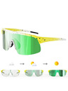 VEYREY VeyRey športové fotochromatické slnečné okuliare Endank žltá obruba zelená skla