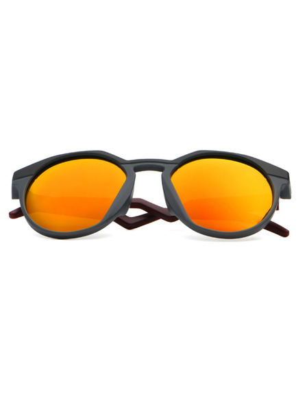 VEYREY VeyRey oválne polarizačné slnečné okuliare Contralance čierna obruba červená skla