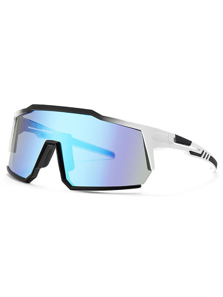 VEYREY VeyRey športové slnečné okuliare Adha čierna obruba modrá skla