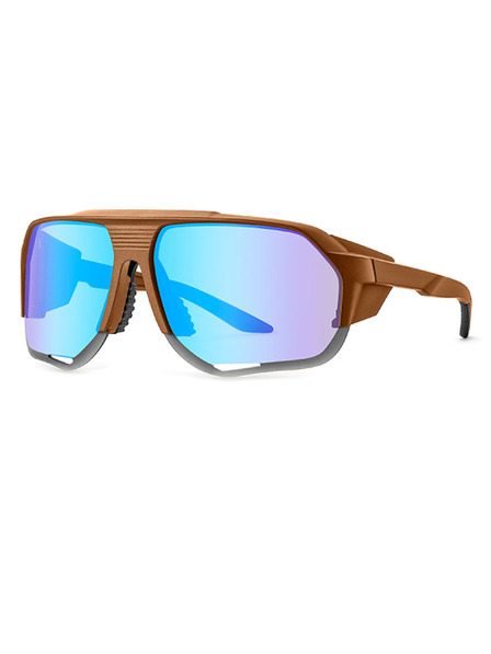 VEYREY VeyRey športové polarizačné slnečné okuliare Bralter hnedá obruba modrá skla