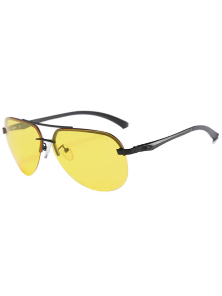 VEYREY VeyRey pánske pilotky pánske slnečné okuliare polarizačné Armero strieborná obruba žltá skla