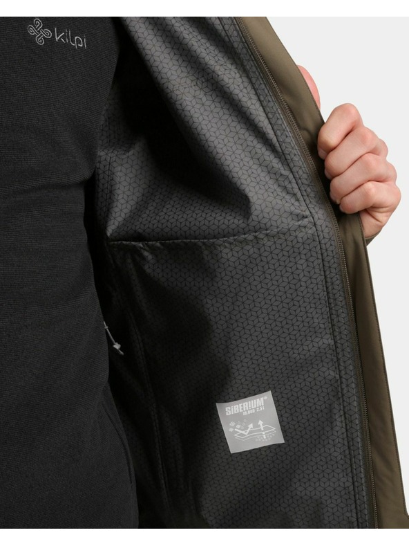 Kilpi Pánska membránová bunda Kilpi MONTANA-M Khaki