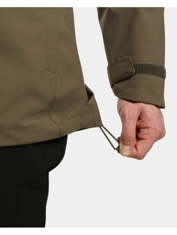 Kilpi Pánska membránová bunda Kilpi MONTANA-M Khaki