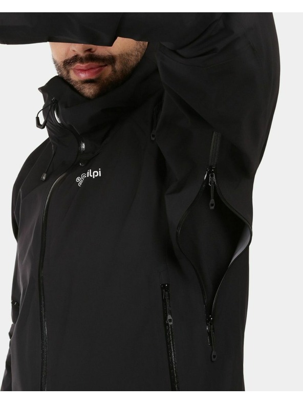 Kilpi Pánska nepremokavá hardshellová bunda Kilpi MAMBA-M Čierna