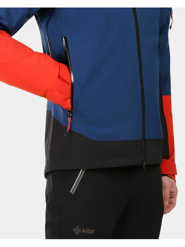 Kilpi Pánska nepremokavá hardshellová bunda Kilpi MAMBA-M Tmavo modrá