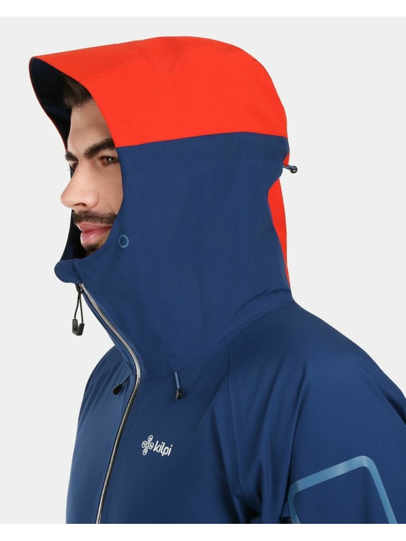 Kilpi Pánska nepremokavá hardshellová bunda Kilpi MAMBA-M Tmavo modrá