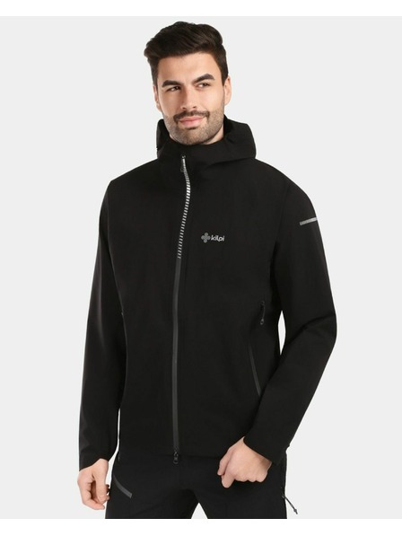 Kilpi Pánska nepremokavá bunda Kilpi HURRICANE-M Čierna