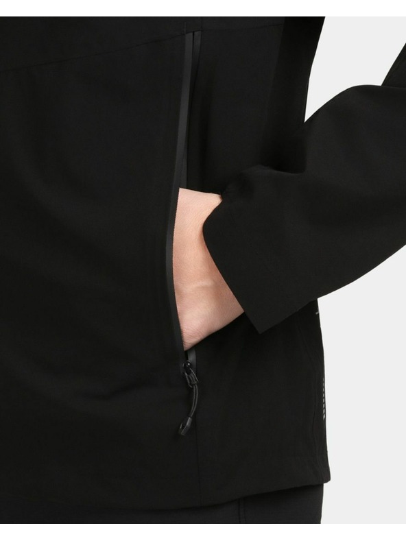 Kilpi Pánska nepremokavá bunda Kilpi HURRICANE-M Čierna