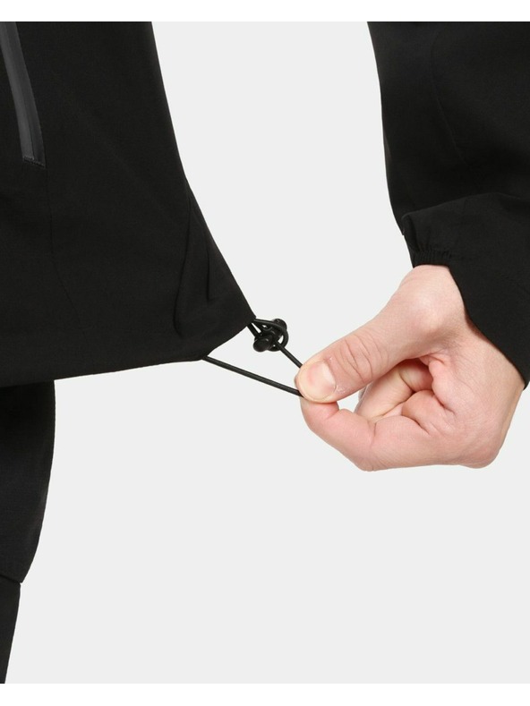 Kilpi Pánska nepremokavá bunda Kilpi HURRICANE-M Čierna