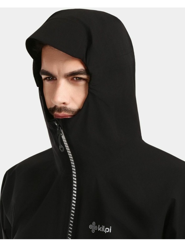 Kilpi Pánska nepremokavá bunda Kilpi HURRICANE-M Čierna