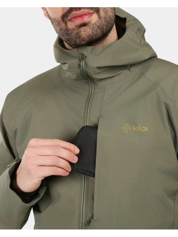Kilpi Pánska outdoorová bunda Kilpi SONNA-M Zelená