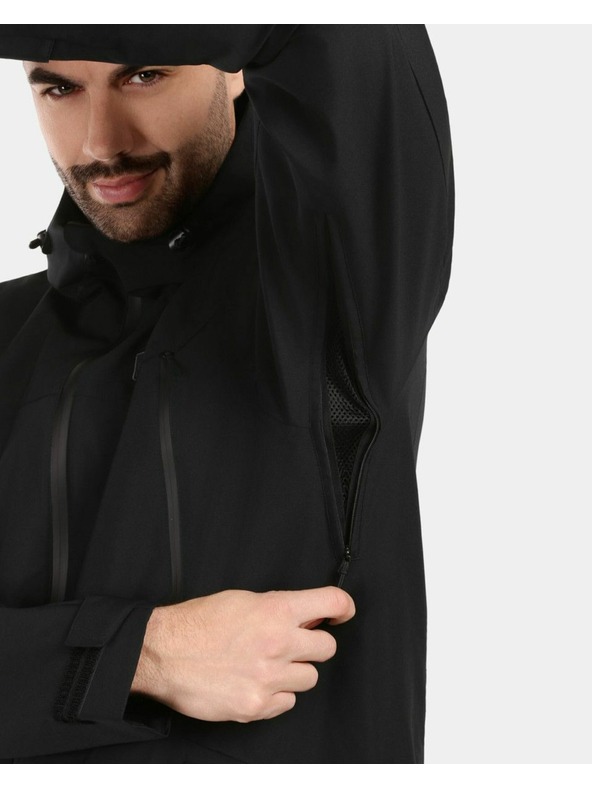 Kilpi Pánska predĺžená outdoorová bunda Kilpi AYRA-M Čierna