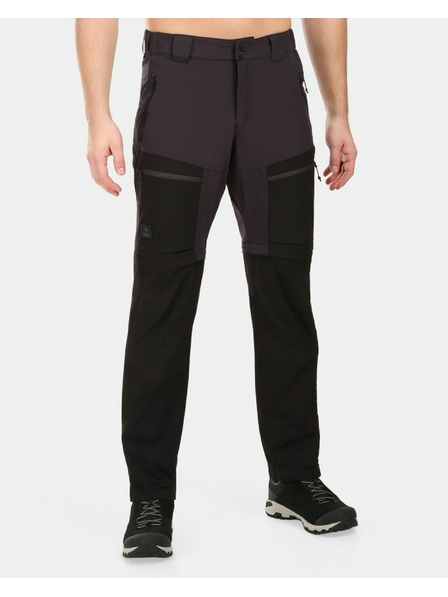 Kilpi Pánske outdoorové odopínateľné nohavice Kilpi HOSIO-M čierna
