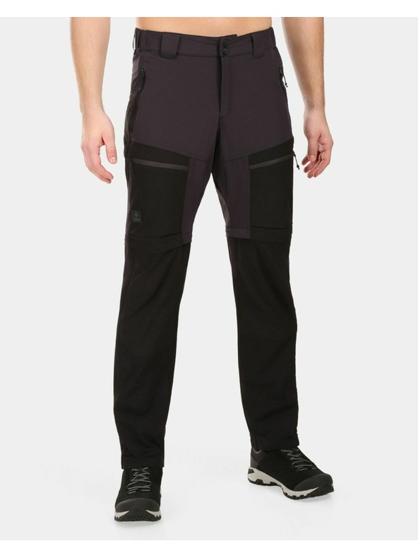 Kilpi Pánske outdoorové odopínateľné nohavice Kilpi HOSIO-M čierna