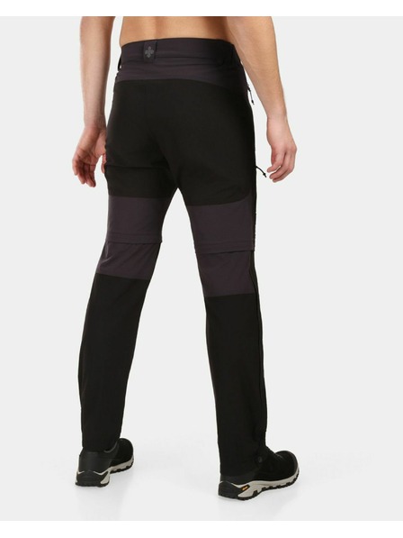 Kilpi Pánske outdoorové odopínateľné nohavice Kilpi HOSIO-M čierna