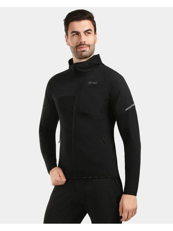 Kilpi Pánska funkčná mikina Kilpi NASHVILLE-M Čierna