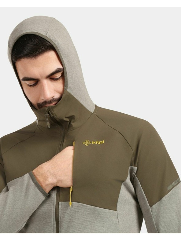 Kilpi Pánska funkčná mikina Kilpi NASHVILLE-M Zelená