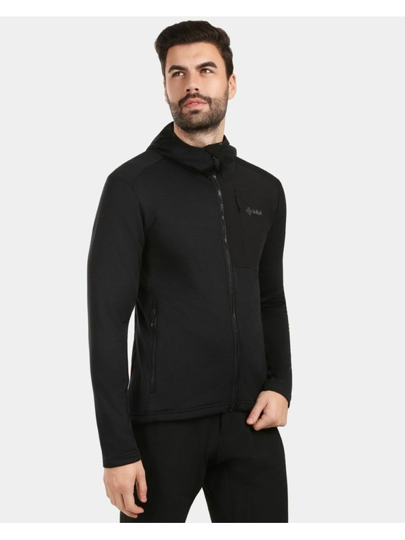 Kilpi Pánska fleecová mikina Kilpi SEVELEN-M Čierna