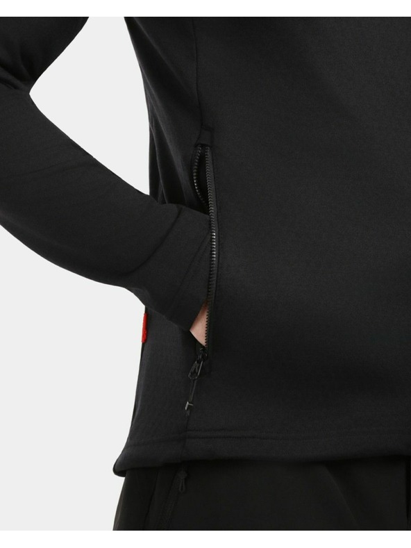 Kilpi Pánska fleecová mikina Kilpi SEVELEN-M Čierna