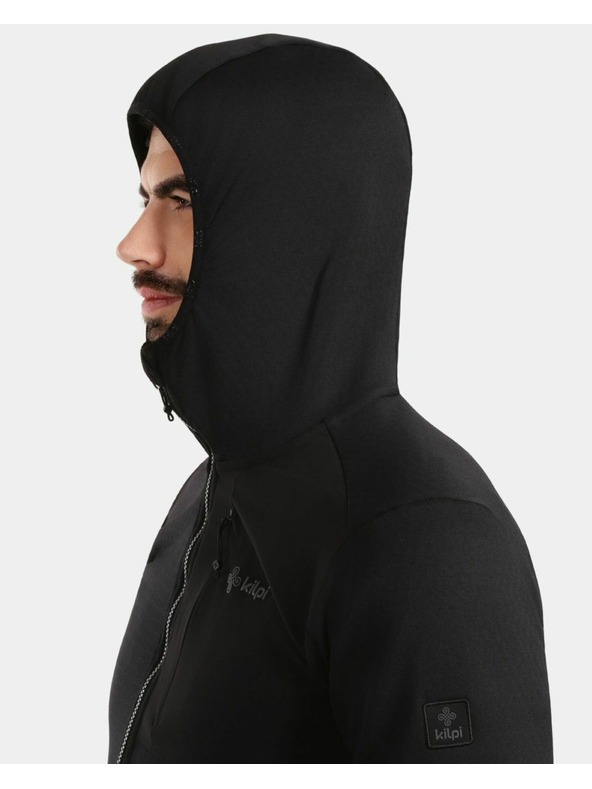 Kilpi Pánska fleecová mikina Kilpi SEVELEN-M Čierna