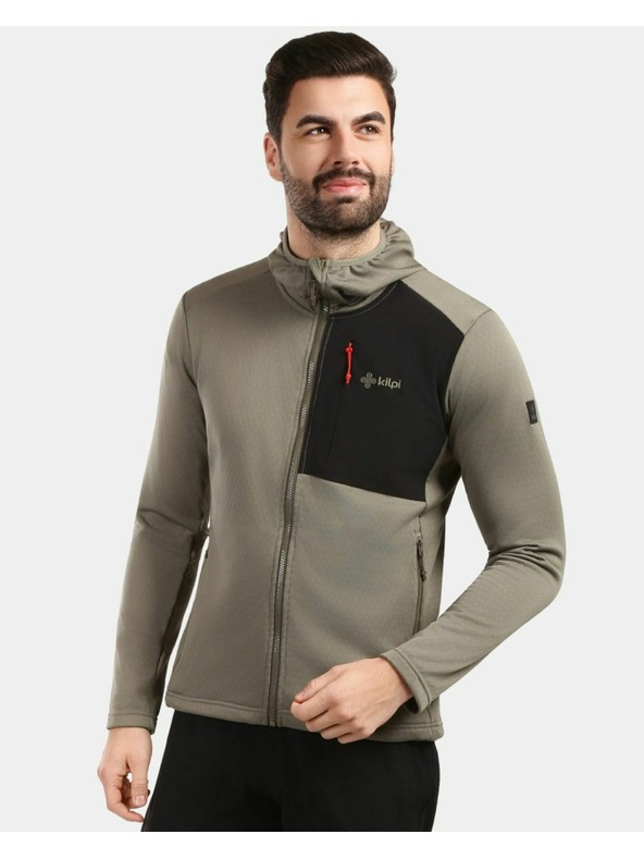 Kilpi Pánska fleecová mikina Kilpi SEVELEN-M Zelená