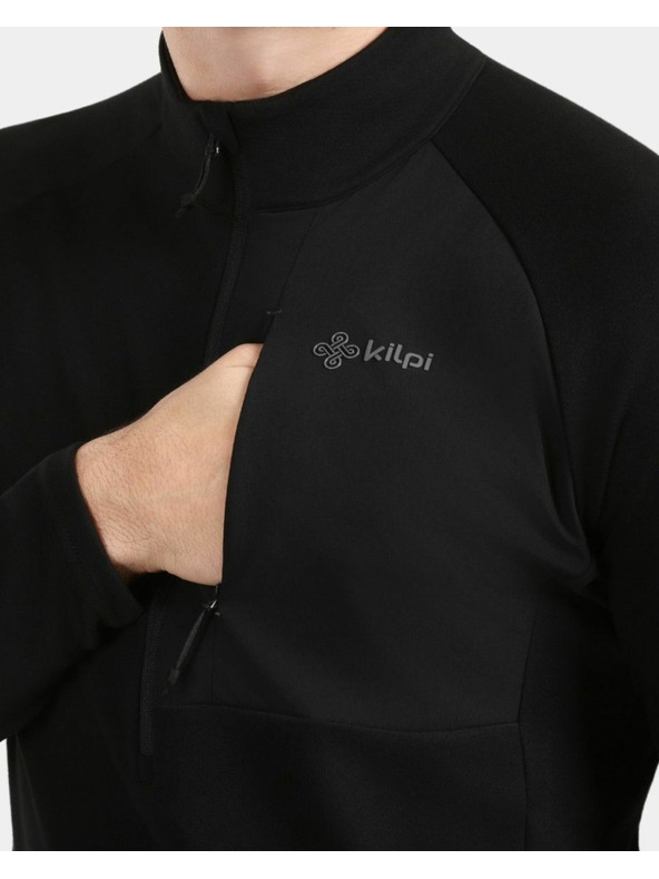 Kilpi Pánska športová mikina Kilpi MONTALE-M Čierna