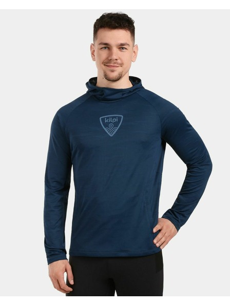 Kilpi Pánska bežecká a funkčná mikina Kilpi AILEEN-M Tmavo modrá