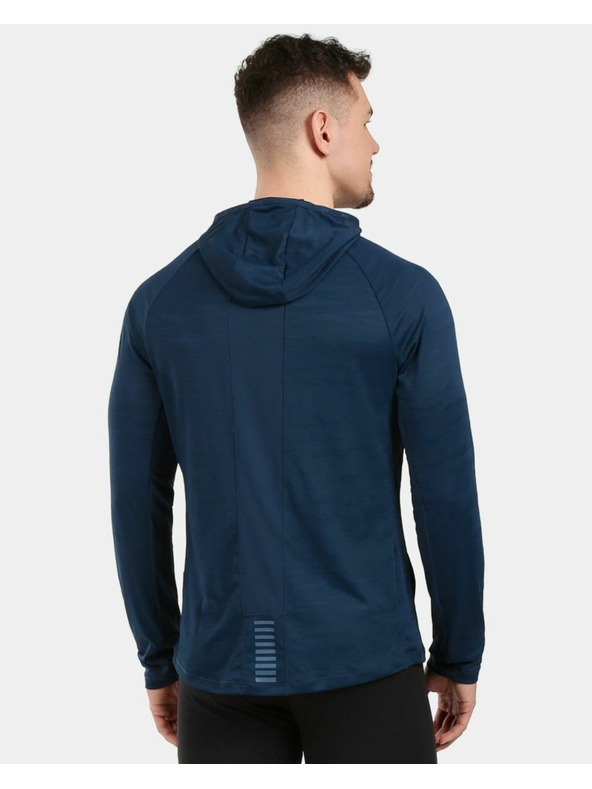 Kilpi Pánska bežecká a funkčná mikina Kilpi AILEEN-M Tmavo modrá
