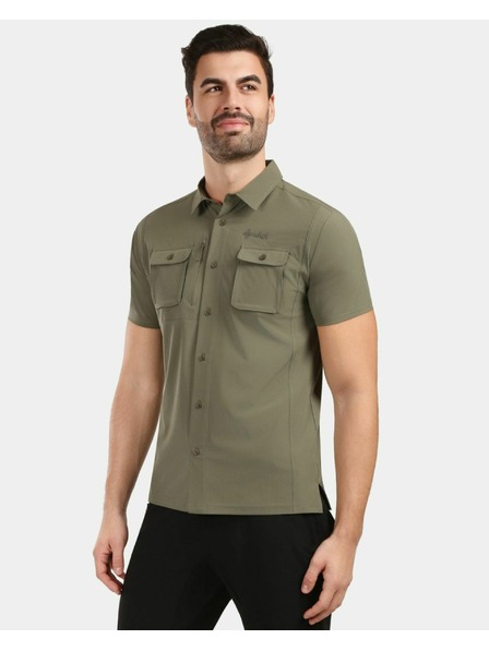 Kilpi Pánska outdoorová košeľa Kilpi BOMBAY-M Zelená