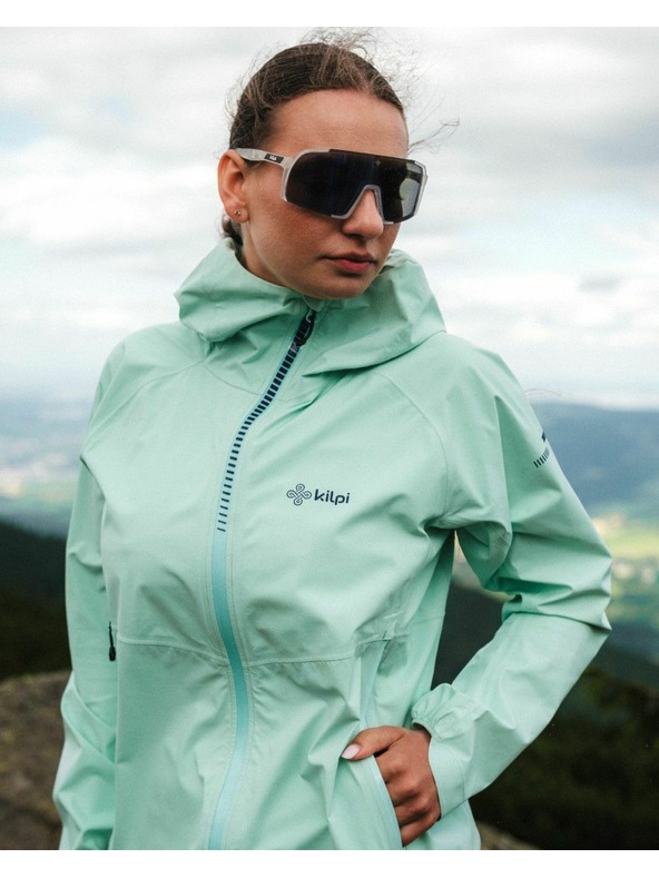Kilpi Dámska nepremokavá bunda Kilpi HURRICANE-W Mentolová