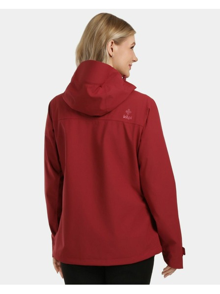 Kilpi Dámska membránová bunda Kilpi MONTANA-W Tmavo červená