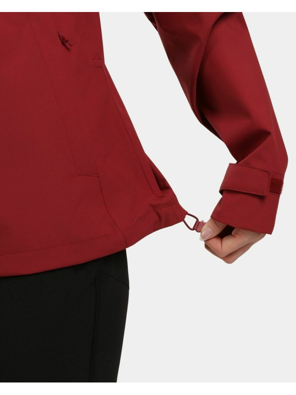 Kilpi Dámska membránová bunda Kilpi MONTANA-W Tmavo červená