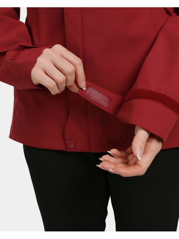 Kilpi Dámska membránová bunda Kilpi MONTANA-W Tmavo červená