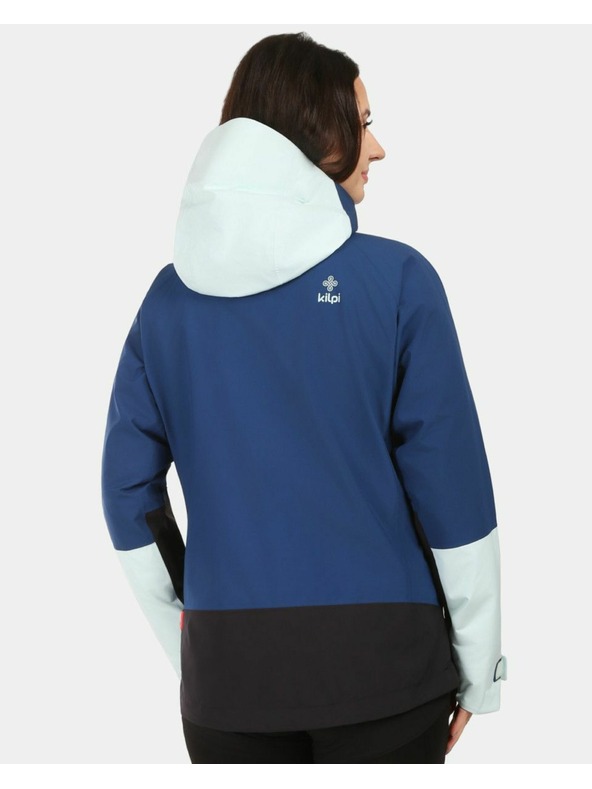 Kilpi Dámska hardshellová nepremokavá bunda Kilpi MAMBA-W Tmavo modrá