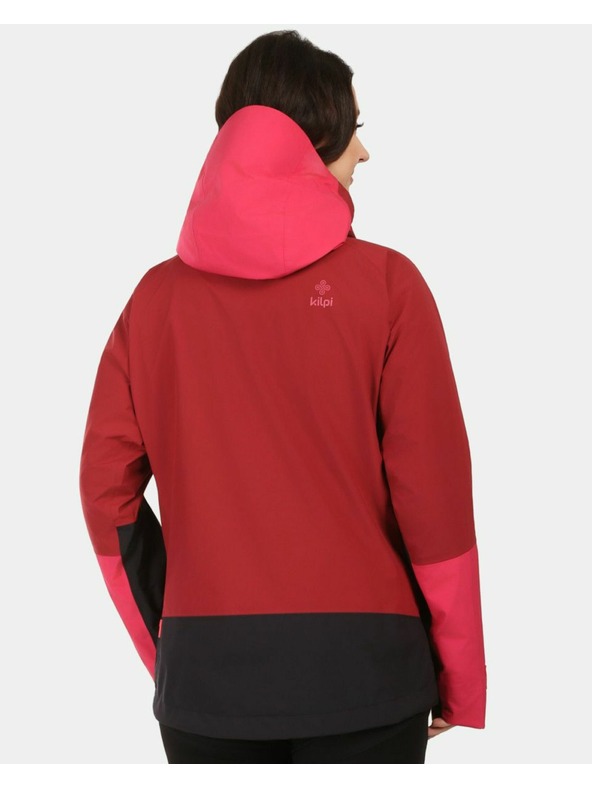 Kilpi Dámska nepremokavá bunda Kilpi MAMBA-W Dark Red