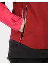 Kilpi Dámska nepremokavá bunda Kilpi MAMBA-W Dark Red